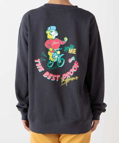 WEGO（ウィゴー）の「WEGO/アニマルモチーフプリントプルオーバー（スウェット・レディース・ライトパープル/スミクロ・SMALL/MEDIUM/LARGE）」の5枚目の写真