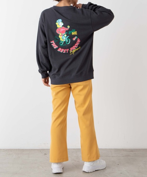 WEGO（ウィゴー）の「WEGO/アニマルモチーフプリントプルオーバー（スウェット・レディース・ライトパープル/スミクロ・SMALL/MEDIUM/LARGE）」の10枚目の写真