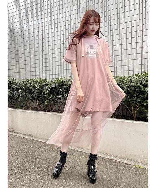 ワンピースラッピングパーカーワンピース ワンピース Eatme イートミー のファッション