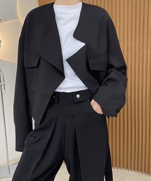 アシンメトリーカラー ブルゾン cb-3 chw1467