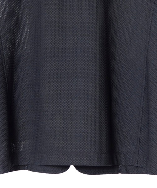 NO ID.(ノーアイディ)の「【NO ID.】Mesh Jersey 2B Jacket / メッシュ ジャージー 2ボタン ジャケット(テーラードジャケット・メンズ・ブラック/ネイビー・1/2)」の8枚目の写真
