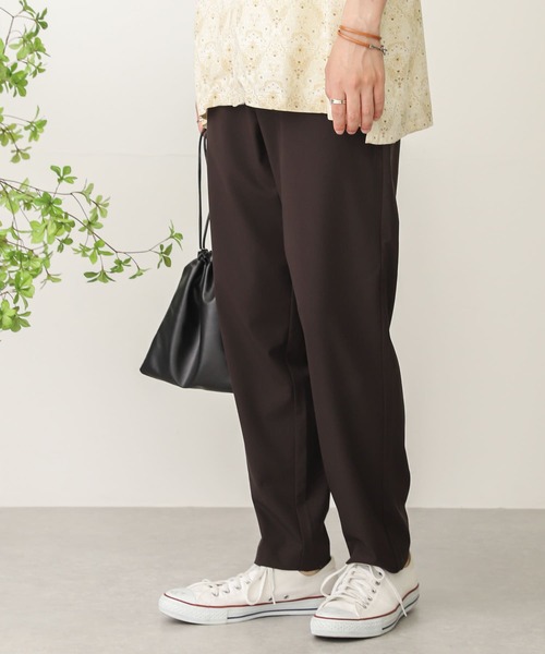 SENSE OF PLACE by URBAN RESEARCH(センスオブプレイスバイアーバンリサーチ)の「『Sサイズあり』テーパードスラックス(スラックス・メンズ・ブラック/ライトグレー/チャコールグレー/ブラウン/ライトベージュ/ブルー・MEDIUM/LARGE/SMALL)」の4枚目の写真