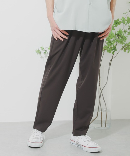 SENSE OF PLACE by URBAN RESEARCH(センスオブプレイスバイアーバンリサーチ)の「『Sサイズあり』テーパードスラックス(スラックス・メンズ・ブラック/ライトグレー/チャコールグレー/ブラウン/ライトベージュ/ブルー・MEDIUM/LARGE/SMALL)」の7枚目の写真