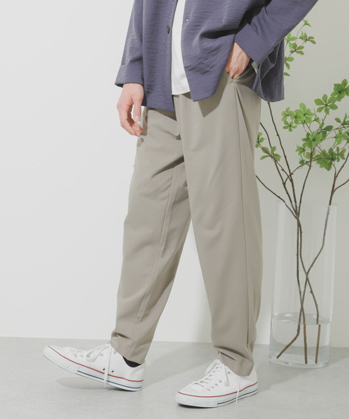 SENSE OF PLACE by URBAN RESEARCH(センスオブプレイスバイアーバンリサーチ)の「『Sサイズあり』テーパードスラックス(スラックス・メンズ・ブラック/ライトグレー/チャコールグレー/ブラウン/ライトベージュ/ブルー・MEDIUM/LARGE/SMALL)」の9枚目の写真