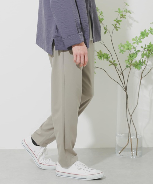 SENSE OF PLACE by URBAN RESEARCH(センスオブプレイスバイアーバンリサーチ)の「『Sサイズあり』テーパードスラックス(スラックス・メンズ・ブラック/ライトグレー/チャコールグレー/ブラウン/ライトベージュ/ブルー・MEDIUM/LARGE/SMALL)」の14枚目の写真