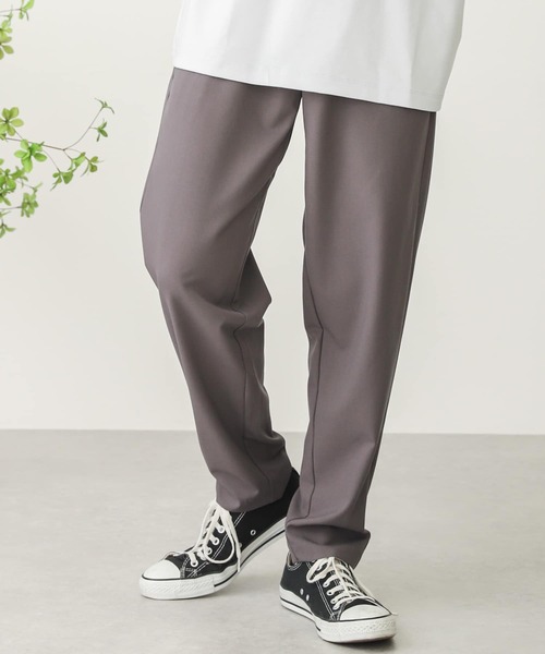 SENSE OF PLACE by URBAN RESEARCH(センスオブプレイスバイアーバンリサーチ)の「『Sサイズあり』テーパードスラックス(スラックス・メンズ・ブラック/ライトグレー/チャコールグレー/ブラウン/ライトベージュ/ブルー・MEDIUM/LARGE/SMALL)」の20枚目の写真