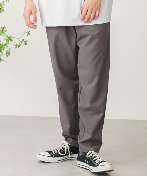 SENSE OF PLACE by URBAN RESEARCH(センスオブプレイスバイアーバンリサーチ)の「『Sサイズあり』テーパードスラックス(スラックス・メンズ・ブラック/ライトグレー/チャコールグレー/ブラウン/ライトベージュ/ブルー・MEDIUM/LARGE/SMALL)」の10枚目の写真