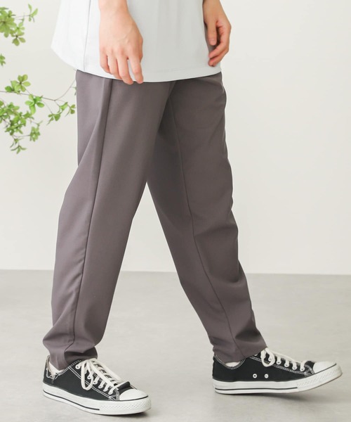 SENSE OF PLACE by URBAN RESEARCH(センスオブプレイスバイアーバンリサーチ)の「『Sサイズあり』テーパードスラックス(スラックス・メンズ・ブラック/ライトグレー/チャコールグレー/ブラウン/ライトベージュ/ブルー・MEDIUM/LARGE/SMALL)」の15枚目の写真