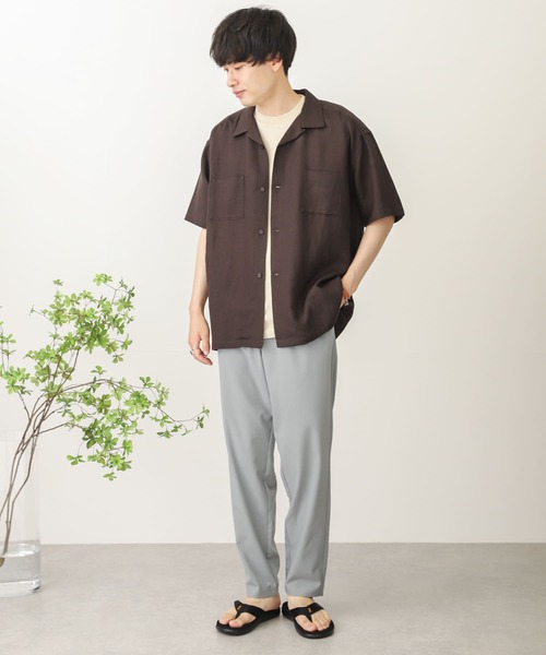 SENSE OF PLACE by URBAN RESEARCH(センスオブプレイスバイアーバンリサーチ)の「『Sサイズあり』テーパードスラックス(スラックス・メンズ・ブラック/ライトグレー/チャコールグレー/ブラウン/ライトベージュ/ブルー・MEDIUM/LARGE/SMALL)」の16枚目の写真