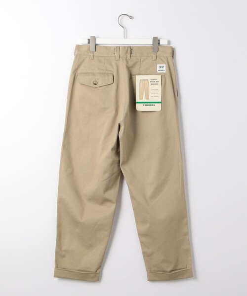 セール】【別注】【WEB限定】＜3/2 WORKS＞GLR 2プリーツ