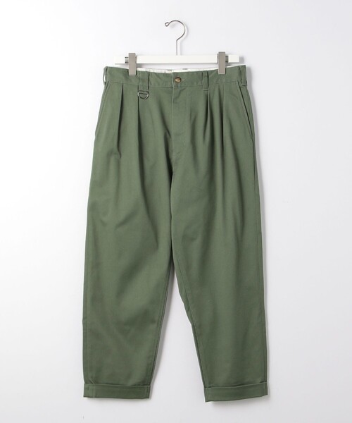 別注】【WEB限定】＜3/2 WORKS＞GLR 2プリーツ チノパンツ（チノパンツ