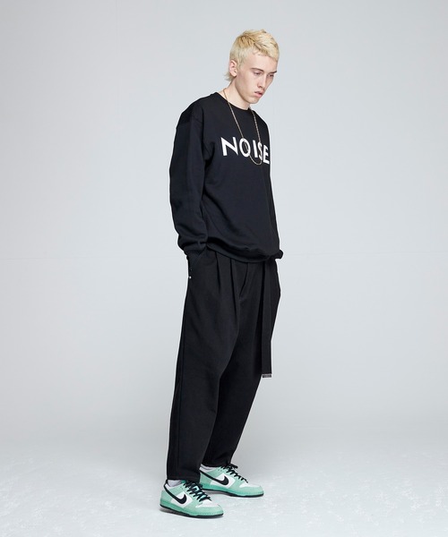 NOISE MAKER（ノイズメーカー）の「2タックワイドテーパードデニム【ブラック】（デニムパンツ・メンズ・ブラック・SMALL/LARGE/MEDIUM）」の5枚目の写真