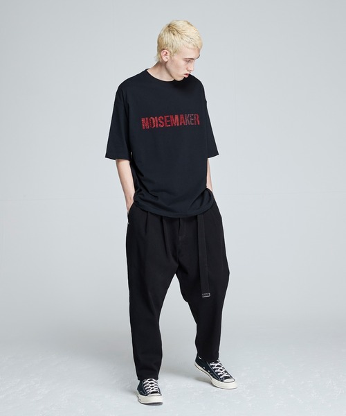 NOISE MAKER（ノイズメーカー）の「2タックワイドテーパードデニム【ブラック】（デニムパンツ・メンズ・ブラック・SMALL/LARGE/MEDIUM）」の10枚目の写真