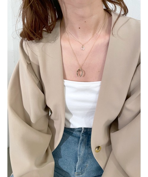 mystic（ミスティック）の「[Eau un bijou] hoof (necklace)（ネックレス・レディース・ゴールド・FREE）」の5枚目の写真