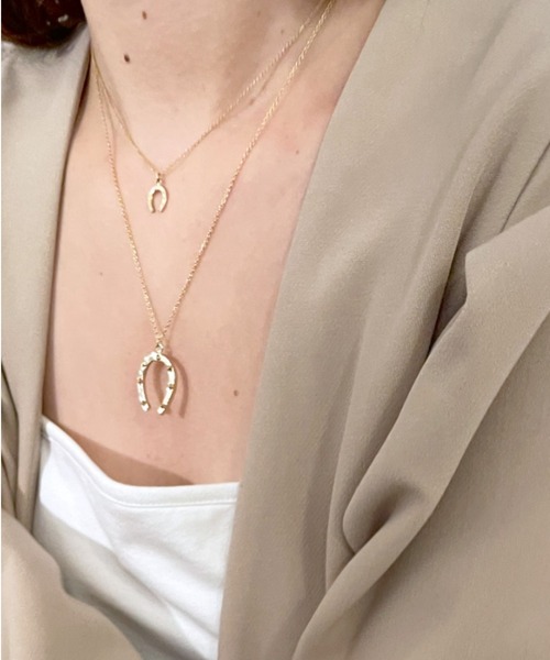 mystic（ミスティック）の「[Eau un bijou] hoof (necklace)（ネックレス・レディース・ゴールド・FREE）」の3枚目の写真