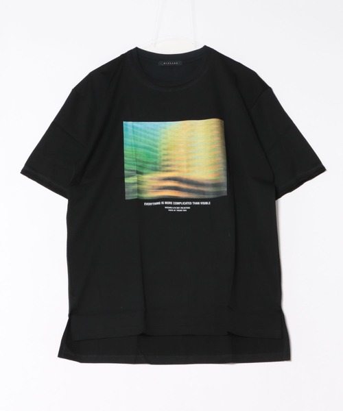 Wizzard(ウィザード)の「Wizzard ウィザード / GRAPHIC T-SHIRTS "EVERYTHING IS MORE COMPLICATED THAN VISIBLE" グラフィックプリントTシャツビッグシルエット(Tシャツ/カットソー・メンズ・ブラック/ホワイト・2/3/1)」の8枚目の写真