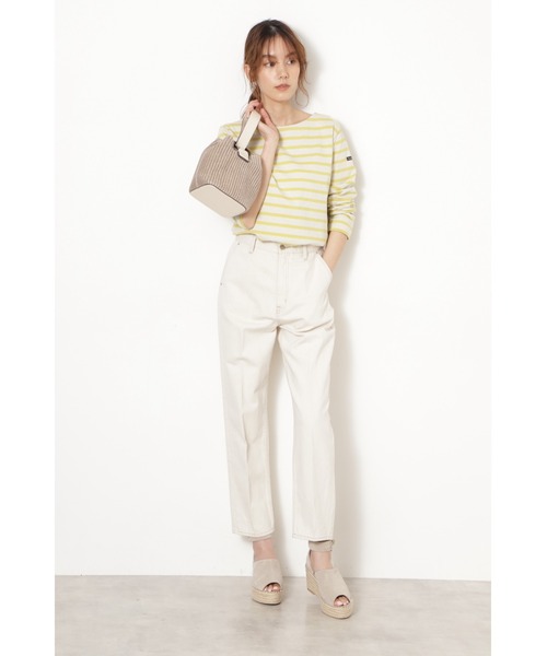 JILL STUART（ジルスチュアート）の「LE MINOR ボーダーTシャツ（Tシャツ/カットソー・レディース・ライトグリーン/ピンク/イエロー・FREE）」の5枚目の写真