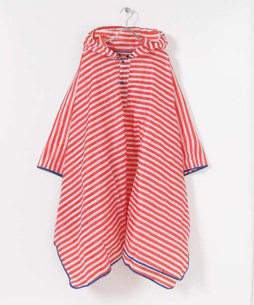 ameme（アメメ）の「Danke　RAIN CAPE∴（ポンチョ・レディース・ホワイト/ブラック/その他2/オレンジ/イエロー/グリーン/ネイビー・-）」の7枚目の写真