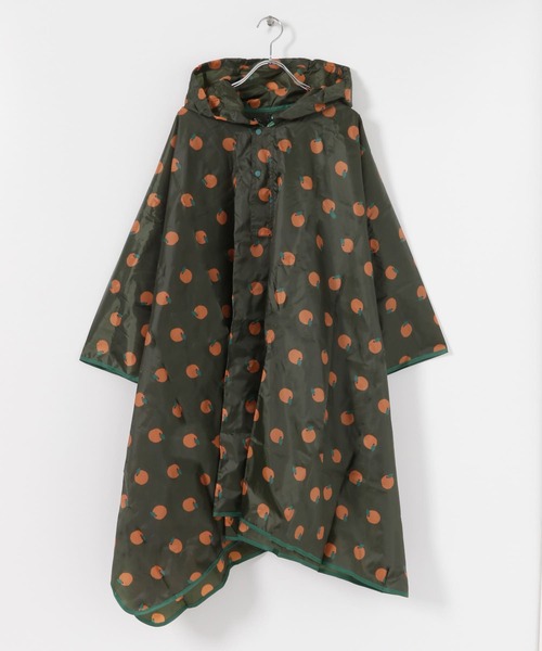 ameme（アメメ）の「Danke　RAIN CAPE∴（ポンチョ・レディース・ホワイト/ブラック/その他2/オレンジ/イエロー/グリーン/ネイビー・-）」の6枚目の写真