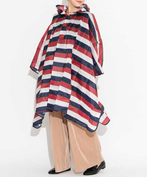 ameme（アメメ）の「Danke　RAIN CAPE∴（ポンチョ・レディース・ホワイト/ブラック/その他2/オレンジ/イエロー/グリーン/ネイビー・-）」の21枚目の写真