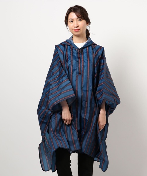 ameme（アメメ）の「Danke　RAIN CAPE∴（ポンチョ・レディース・ホワイト/ブラック/その他2/オレンジ/イエロー/グリーン/ネイビー・-）」の4枚目の写真