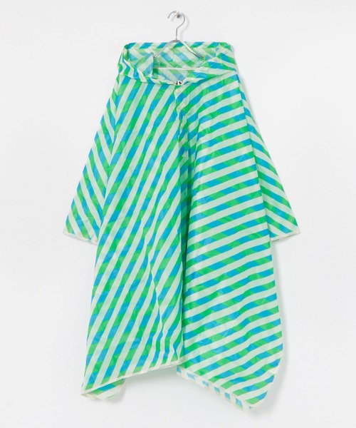 ameme（アメメ）の「Danke　RAIN CAPE∴（ポンチョ・レディース・ホワイト/ブラック/その他2/オレンジ/イエロー/グリーン/ネイビー・-）」の3枚目の写真