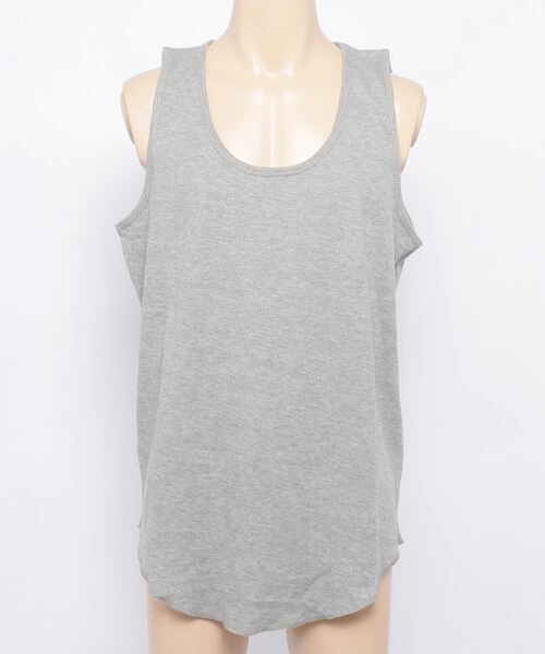 JOHN'S CLOSET(ジョンズクローゼット)の「【i】ビッグシルエット アンサンブル Tシャツ×タンクトップ(Tシャツ/カットソー・メンズ・グリーン/サックスブルー/ホワイト/ブラック/杢グレー/ベージュ/グリーン系その他/ブルー系その他/パープル系その他・MEDIUM/LARGE/X-LARGE)」の21枚目の写真