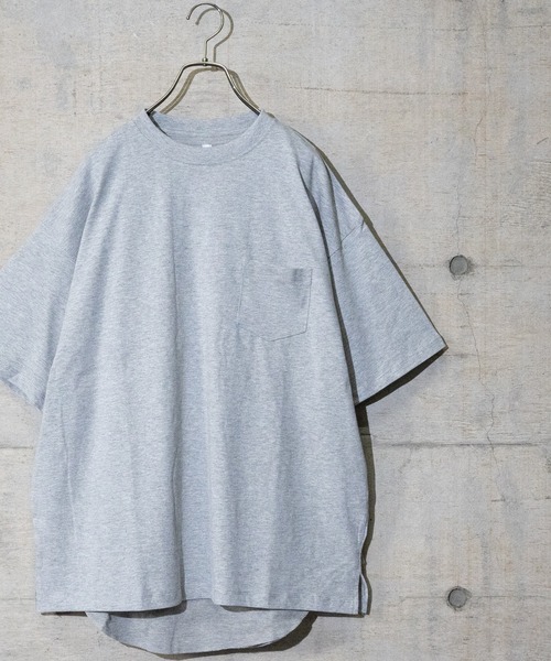 JOHN'S CLOSET(ジョンズクローゼット)の「【i】ビッグシルエット アンサンブル Tシャツ×タンクトップ(Tシャツ/カットソー・メンズ・グリーン/サックスブルー/ホワイト/ブラック/杢グレー/ベージュ/グリーン系その他/ブルー系その他/パープル系その他・MEDIUM/LARGE/X-LARGE)」の4枚目の写真