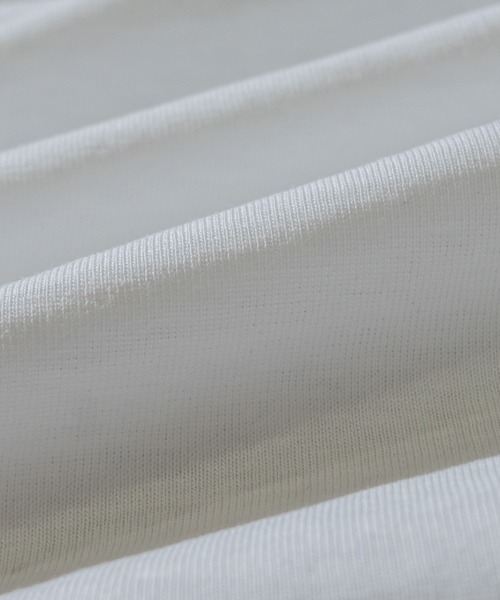 JOHN'S CLOSET(ジョンズクローゼット)の「【i】ビッグシルエット アンサンブル Tシャツ×タンクトップ(Tシャツ/カットソー・メンズ・グリーン/サックスブルー/ホワイト/ブラック/杢グレー/ベージュ/グリーン系その他/ブルー系その他/パープル系その他・MEDIUM/LARGE/X-LARGE)」の15枚目の写真