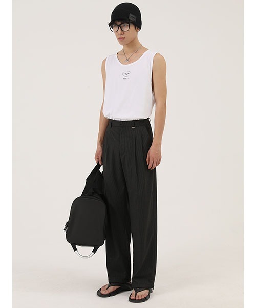 MASONPRINCE(メイソンプリンス)の「【MASONPRINCE】Brand logo Boston bag BB1990(ボストンバッグ・メンズ・ブラック・FREE)」の6枚目の写真