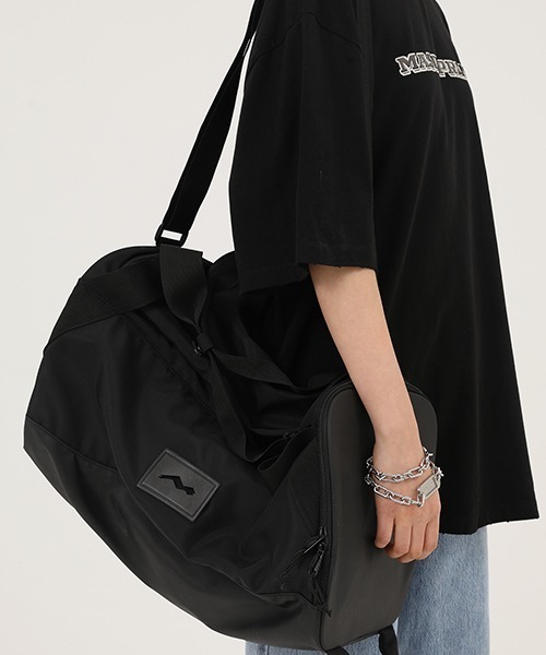 MASONPRINCE(メイソンプリンス)の「【MASONPRINCE】Brand logo Boston bag BB1990(ボストンバッグ・メンズ・ブラック・FREE)」の7枚目の写真