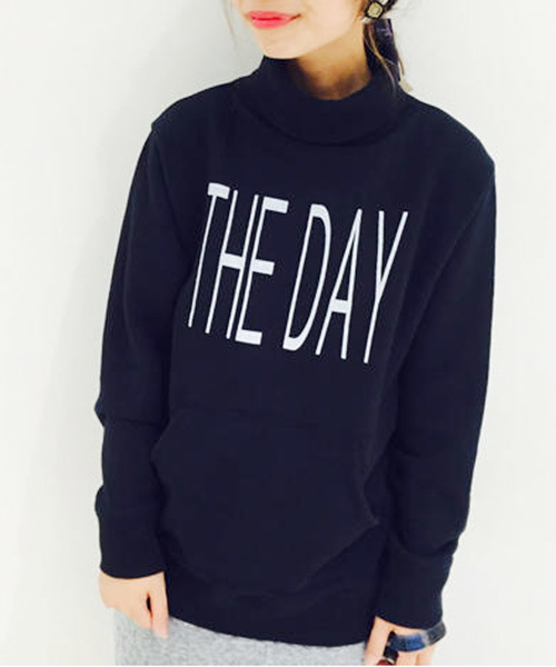 Kastane（カスタネ）の「【melple】タートルスウェット（スウェット・レディース・ネイビー/ボルドー・FREE）」の2枚目の写真