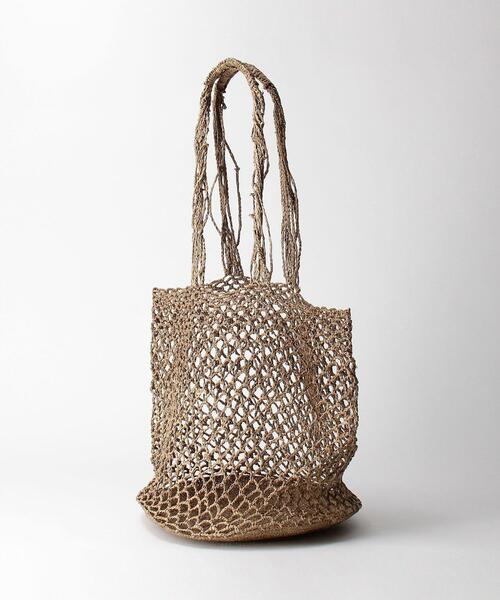 Lepidos（レピドス）の「＜MADE IN MADA＞HOLY ラフィアショルダーバッグ ◆（トートバッグ・レディース・モカ/ナチュラル・FREE）」の6枚目の写真