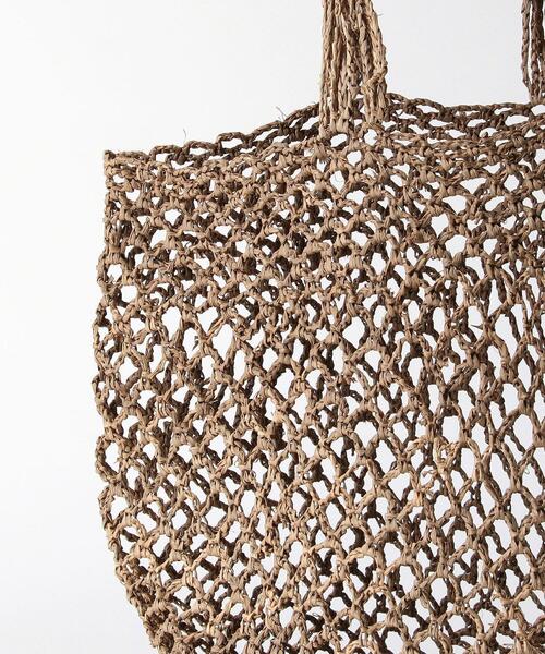 Lepidos（レピドス）の「＜MADE IN MADA＞HOLY ラフィアショルダーバッグ ◆（トートバッグ・レディース・モカ/ナチュラル・FREE）」の7枚目の写真
