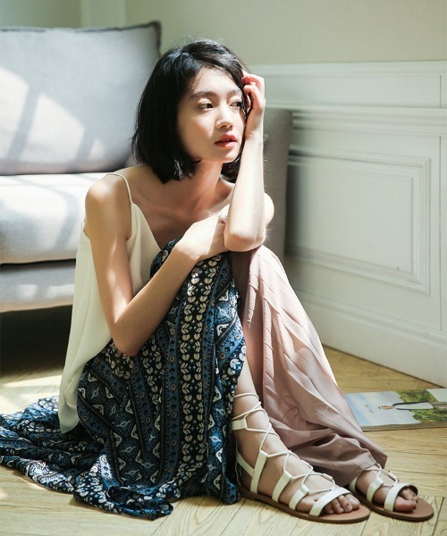 yuue' ( wear )(ユーイ)の「レイヤードシンプルキャミソール(キャミソール・レディース・ホワイト/レッド・FREE)」の21枚目の写真