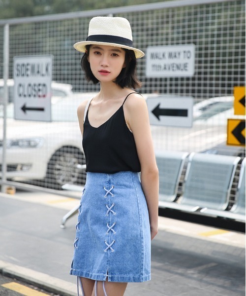 yuue' ( wear )(ユーイ)の「レイヤードシンプルキャミソール(キャミソール・レディース・ホワイト/レッド・FREE)」の22枚目の写真