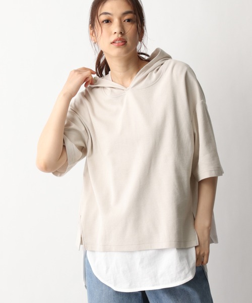 未使用　フレームワーク　ワッフルカットソー　グレー GLOBAL WORK グローバルワーク DEOREPURE Tシャツ カットソー