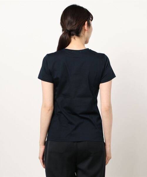 RIVE DROITE（リヴドロワ）の「コンパクトヤーンクルーTシャツ（Tシャツ/カットソー・レディース・ネイビー/ベージュ/ホワイト・FREE）」の14枚目の写真