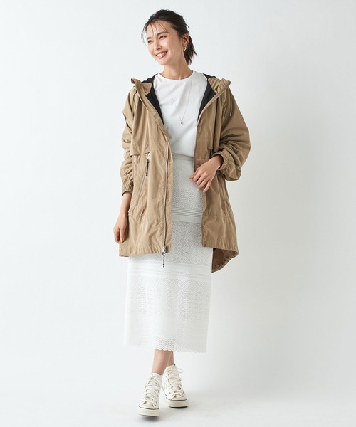 RIVE DROITE（リヴドロワ）の「コンパクトヤーンクルーTシャツ（Tシャツ/カットソー・レディース・ネイビー/ベージュ/ホワイト・FREE）」の5枚目の写真