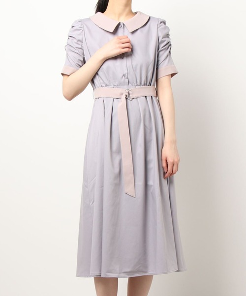 ems excite（エムズエキサイト）の「バイカラー袖シャーリング  