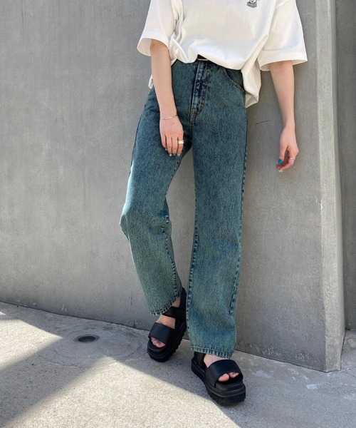 PBLIM（ページボーイリム）の「【PAGEBOYLIM】カラーストレートデニム（デニムパンツ・レディース・グリーン系その他/ブルー系その他・MEDIUM/LARGE）」の11枚目の写真