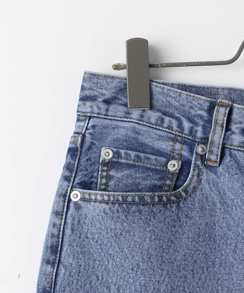 PBLIM（ページボーイリム）の「【PAGEBOYLIM】カラーストレートデニム（デニムパンツ・レディース・グリーン系その他/ブルー系その他・MEDIUM/LARGE）」の6枚目の写真