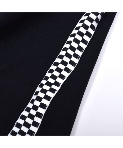 ZIDDY（ジディ）の「ZIDDY/サイド ブロック チェック ライン キャミソール（キャミソール・キッズ・ホワイト/ブラック・160/140/150/130）」の11枚目の写真