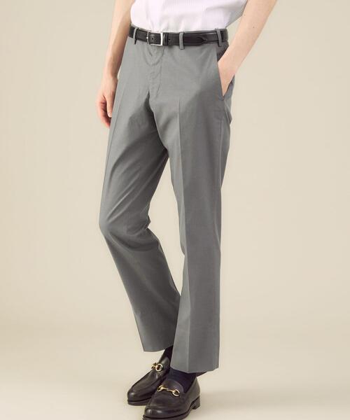 green label relaxing（グリーンレーベルリラクシング）の「＜機能/洗濯機洗い可・スーパークリース＞ハウンドトゥース MAGICOMFORT スリムスラックス＃（スラックス・メンズ・ロイヤルブルー/ネイビー/グレー・X-LARGE/MEDIUM/SMALL/LARGE/X-SMALL）」の2枚目の写真