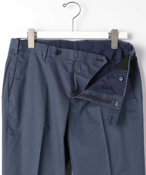 green label relaxing（グリーンレーベルリラクシング）の「＜機能/洗濯機洗い可・スーパークリース＞ハウンドトゥース MAGICOMFORT スリムスラックス＃（スラックス・メンズ・ロイヤルブルー/ネイビー/グレー・X-LARGE/MEDIUM/SMALL/LARGE/X-SMALL）」の9枚目の写真