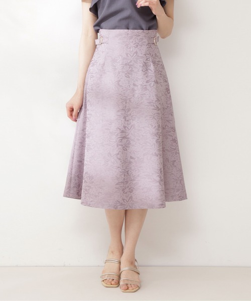 PROPORTION BODY DRESSING(プロポーションボディドレッシング)の「バックシャンジャガードフレアスカート / 1211220505(スカート・レディース・グレー/ピンク系その他2・X-SMALL/SMALL/MEDIUM)」の10枚目の写真