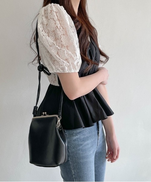 SONA（ソナ）の「SONYUNARA フラワーレースビスチェブラウス（シャツ/ブラウス・レディース・ブラック・FREE）」の9枚目の写真