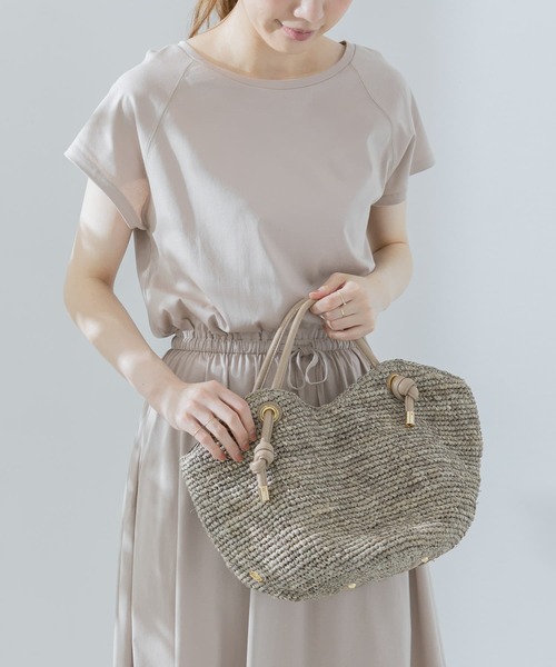 URBAN RESEARCH Sonny Label（アーバンリサーチサニーレーベル）の「【WEB限定】フレンチラグランフレアワンピース（ワンピース・レディース・ネイビー/グレー系その他/ピンクベージュ・FREE）」の9枚目の写真