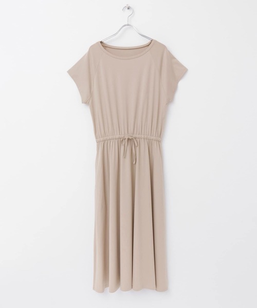 URBAN RESEARCH Sonny Label（アーバンリサーチサニーレーベル）の「【WEB限定】フレンチラグランフレアワンピース（ワンピース・レディース・ネイビー/グレー系その他/ピンクベージュ・FREE）」の21枚目の写真