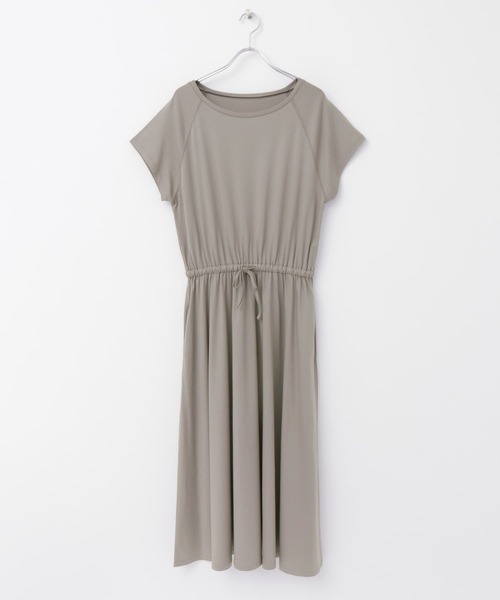 URBAN RESEARCH Sonny Label（アーバンリサーチサニーレーベル）の「【WEB限定】フレンチラグランフレアワンピース（ワンピース・レディース・ネイビー/グレー系その他/ピンクベージュ・FREE）」の22枚目の写真